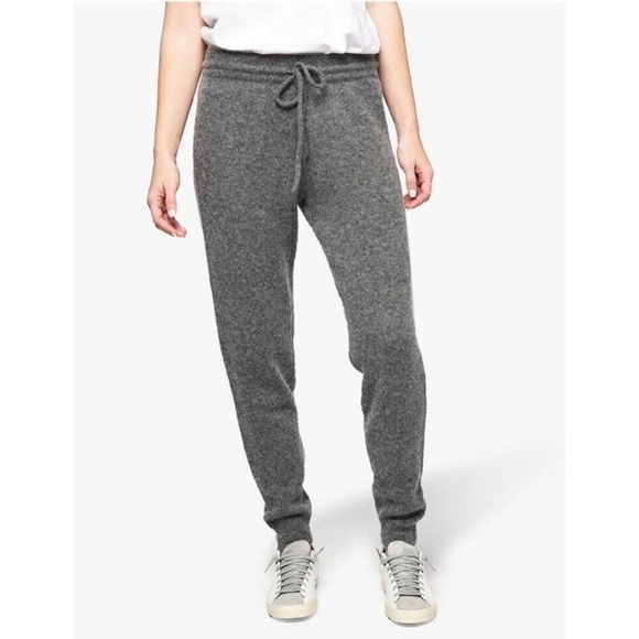 Naadam Women’s Off Duty Cashmere Joggers Grey Size S Loungewear Casual Pants - Picture 7 of 9